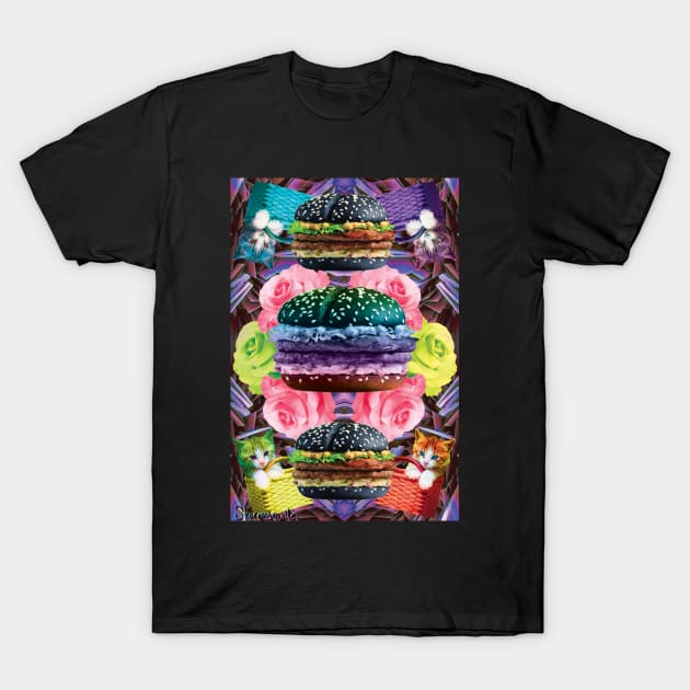 WELCOME TO GOTH BURGER T-Shirt by STORMYMADE